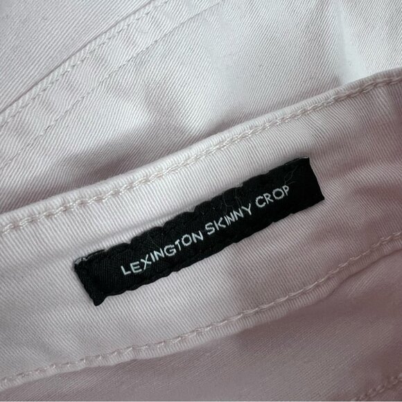 Jones New York jeans Lexington skinny crop Light Pink Straight Leg Jeans - Picture 8 of 11